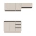 Cozinha Completa Koya 6 Portas 3 Gavetas 40250033 Creme - Politorno