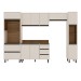 Cozinha Completa Koya 10 Portas 4 Gavetas 40250043 Creme - Politorno
