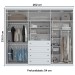 Guarda-Roupa Casal Moscow 6 Portas 4 Gavetas Branco Hp - Pnr Móveis