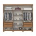 Guarda-Roupa Casal Ravé 6 Portas 4 Gavetas com Espelho Flex Nature - Pnr Móveis