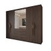 Guarda-Roupa Casal 6 Portas Aquiles Nogueira Touch - Panorama Móveis
