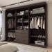 Guarda-Roupa Casal 6 Portas Aquiles Nogueira Touch - Panorama Móveis