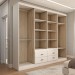 Guarda-Roupa de Casal Cassino 8 Portas 4 Gavetas Branco - Panorama Móveis