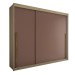Guarda-Roupa Casal Cardial 3 Portas 6 Gavetas Capuccino/Terracota  - Panorama Móveis