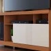 Estante para TV Até 50 Polegadas Hill 2 Portas Freijó/Off White Matte - Pnr Móveis