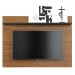 Painel para TV Até 55 Polegadas San Noce Milano/Preto Fosco - Pnr Móveis