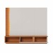 Painel para TV Até 65 Polegadas Mocha 2 Portas Ripado com Led Off White Matte/Freijó - Pnr Móveis