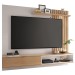 Painel para TV Até 65 Polegadas Brtrand 1 Porta 1 Prateleira Off White/Freijó - Pnr Móveis