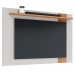 Painel para TV Até 70 Polegadas Córdova 1 Prateleira Off White Matte/Freijó - Pnr Móveis