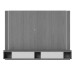 Painel para TV Até 75 Polegadas Açores 2 Portas Ripado com Led Off White Matte/Freijó - Pnr Móveis