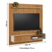 Painel para TV Até 65 Polegadas Island 1 Porta Nature/Off White - Pnr Móveis