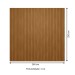Painel para TV Até 90 Polegadas Arconte Ripado 100% Mdf Nature Fosco 8100 - Pnr Móveis