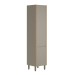 Paneleiro Renard 2 Portas 100% Mdf Jequitibá/Gris Fosco - Pnr Móveis