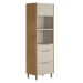 Torre Quente Requin 2 Portas 2 Gavetas 100% Mdf Jequitibá/Off White Fosco - Pnr Móveis