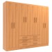 Guarda-Roupa Casal Paris 8 Portas 6 Gavetas Cinamomo - Evidencia Móveis