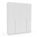 Guarda-Roupa Infantil Colorino 4 Portas 4 Gavetas Branco - Politorno