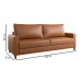 Sofá Living Zack 4 Lugares Corano Durango - Vian