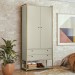 Closet Industrial Modulo Anubis 2 Portas 2 Gavetas Off White - Pnr Móveis