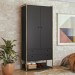 Closet Industrial Modulo Anubis 2 Portas 2 Gavetas Preto - Pnr Móveis