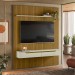 Painel para TV Até 65 Polegadas Nuke 2 Portas Cedro/Off White - Pnr Móveis