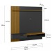 Painel para TV Até 65 Polegadas Nuke 1 Gaveta Preto/Cedro - Pnr Móveis