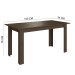 Mesa de Jantar 6 Lugares Astana Noce/Linho - Pnr Móveis
