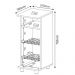 Armário de Cozinha Fruteira Bf3206 Branco - Tecno Mobili