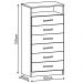 Cômoda 6 Gavetas Cp061 Branco - Evidência Móveis