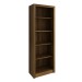 Estante para Livros 4 Prateleiras Nogal Me4104  - Tecno Mobili