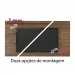 Painel para TV Até 60 Polegadas Slim Pinho C/ Suporte para TV - Artely