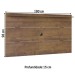 Painel para TV Até 60 Polegadas Slim Pinho C/ Suporte para TV - Artely