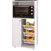 Armário de Cozinha Fruteira para Forno e Micro 1 Porta 0260 Branco - Genialflex