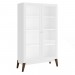Cristaleira 2 Portas de Vidro 0808 Branco - Genialflex