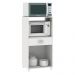 Armário de Cozinha para Forno 2 Portas Bf15 Branco - Fellicci