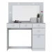 Penteadeira Chanel 1 Porta 4 Gavetas Branco - Henn