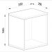 Nicho de Decoração 35x33 Cm Kd1500 Bac Branco - Quiditá Móveis