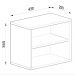 Nicho de Decoração 35x43 Cm Kd1520 Bac Branco - Quiditá Móveis
