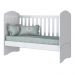 Berço Mini Cama Bala de Menta Branco - Henn