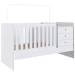 Berço Cama com Cômoda Bb680 Branco - Completa Móveis
