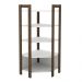 Closet 5 Prateleiras Az1020 Nogal/Branco - Tecno Mobili