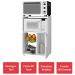 Armário de Cozinha 1 Porta Fruteira Bf 11-06 Branco Fosco - Brv Móveis