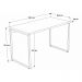 Mesa Escrivaninha Kuadra Snow - Compace