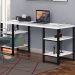 Mesa para Computador Innovare 4 Prateleiras Preto/Branco - Art Panta