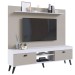Estante para TV Até 70 Polegadas 2 Portas Ht1800 Branco/Fumê - Art In Móveis