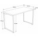 Mesa para Escritório Office Kuadra Nogal 8397 - Compace