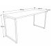 Mesa para Escritório Kuadra Snow 140 - Compace