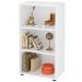 Estante para Livros Clean 2 Prateleiras Branco 005319 - Artany