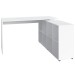 Mesa Escrivaninha com Armário Nero Ii 8 Nichos Branco - Artany