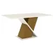 Mesa de Jantar 6 Lugares Carol Nature/Off White/Linho - Bci Móveis