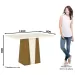 Mesa de Jantar 4 Lugares Keltin Nature/Off White/Linho - Bci Móveis